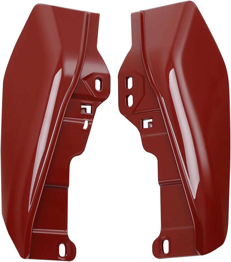 HR3 Orange Lava/Dark Alloy Mid Frame Air Deflectors Heat Shield Compatible with 2018 CVO Road Glide FLTRXSE Fit for 2009-later Road King Road Glide Street Glide Electra Glide Ultra Limited - Image 1